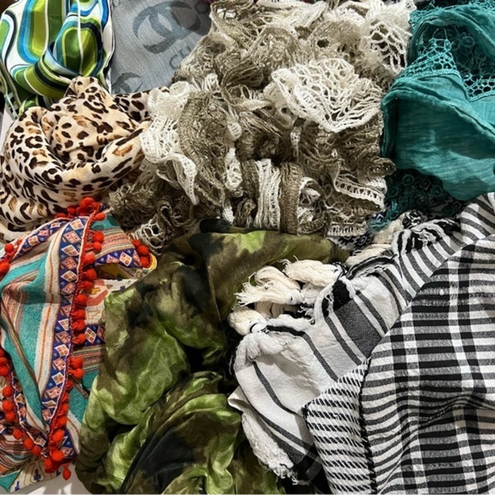 Scarf Wrap Shawl Bundle Not So Mystery Box 11 Pieces